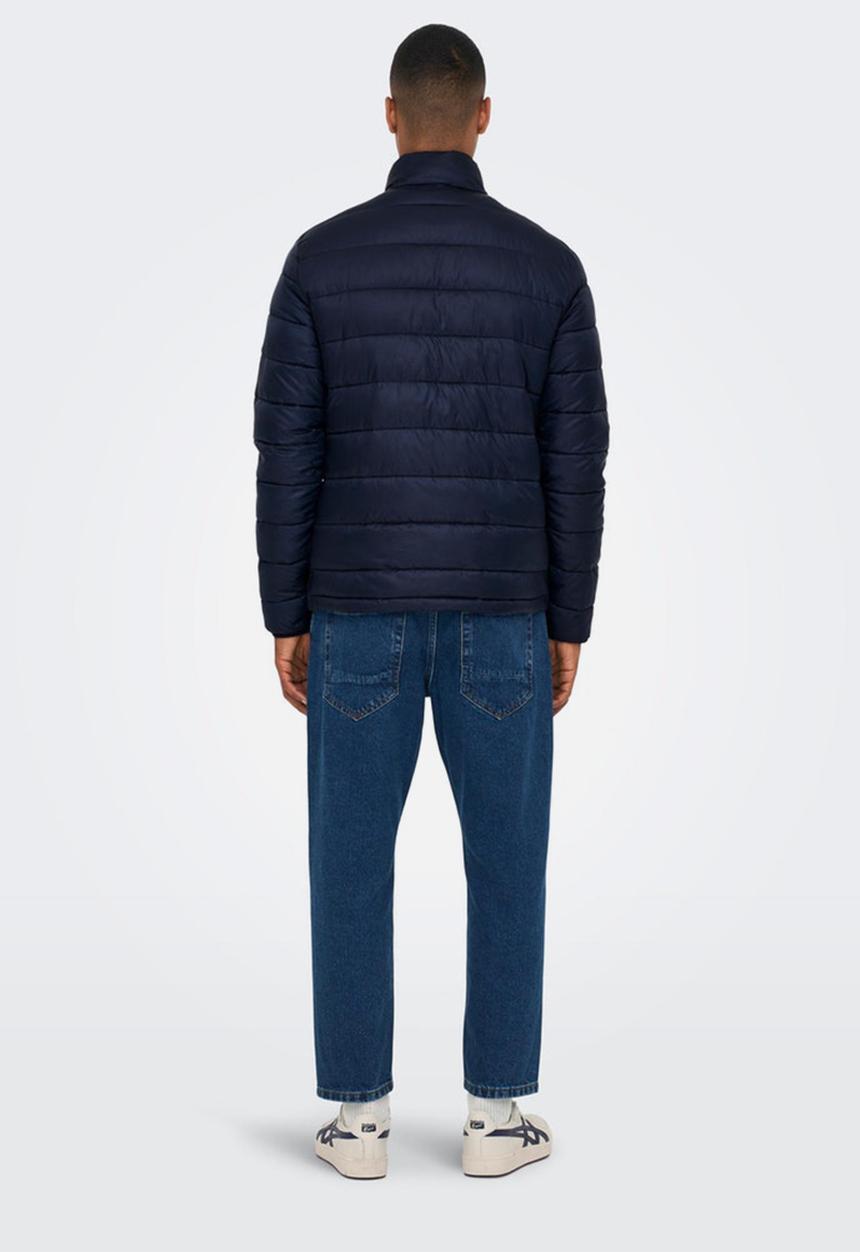 Only & Sons - Onscarven quilted puffer otw - navy