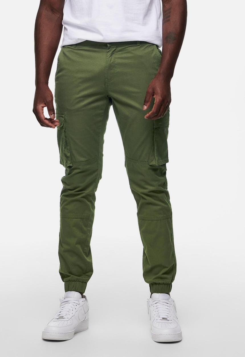 Only & Sons - Onscam stage cargo cuff pk - olive