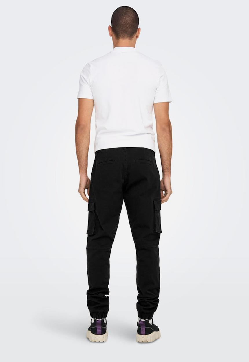 Only & Sons - Onscam stage cargo cuff pk - black