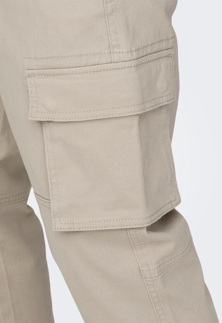 Only & Sons - Onscam stage cargo cuff pk - stone
