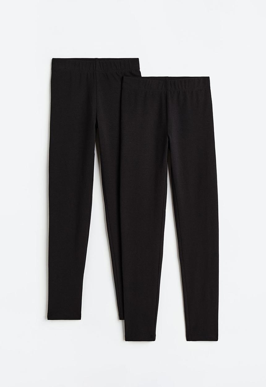 H&M - 2 Pack leggings - black