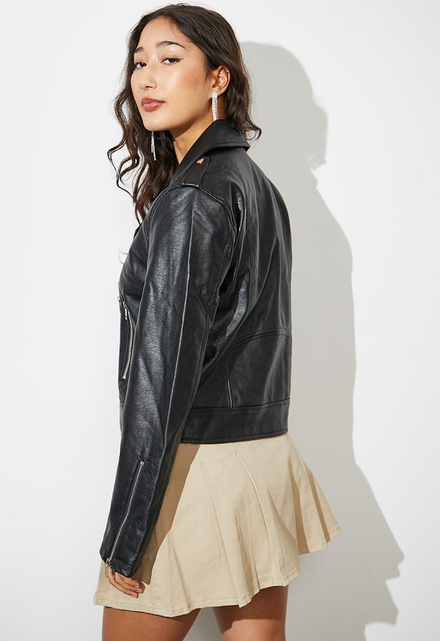 Superbalist - Biker jacket - black