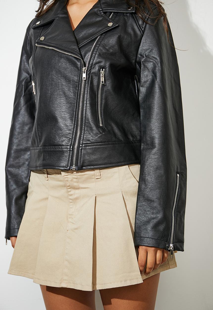 Superbalist - Biker jacket - black
