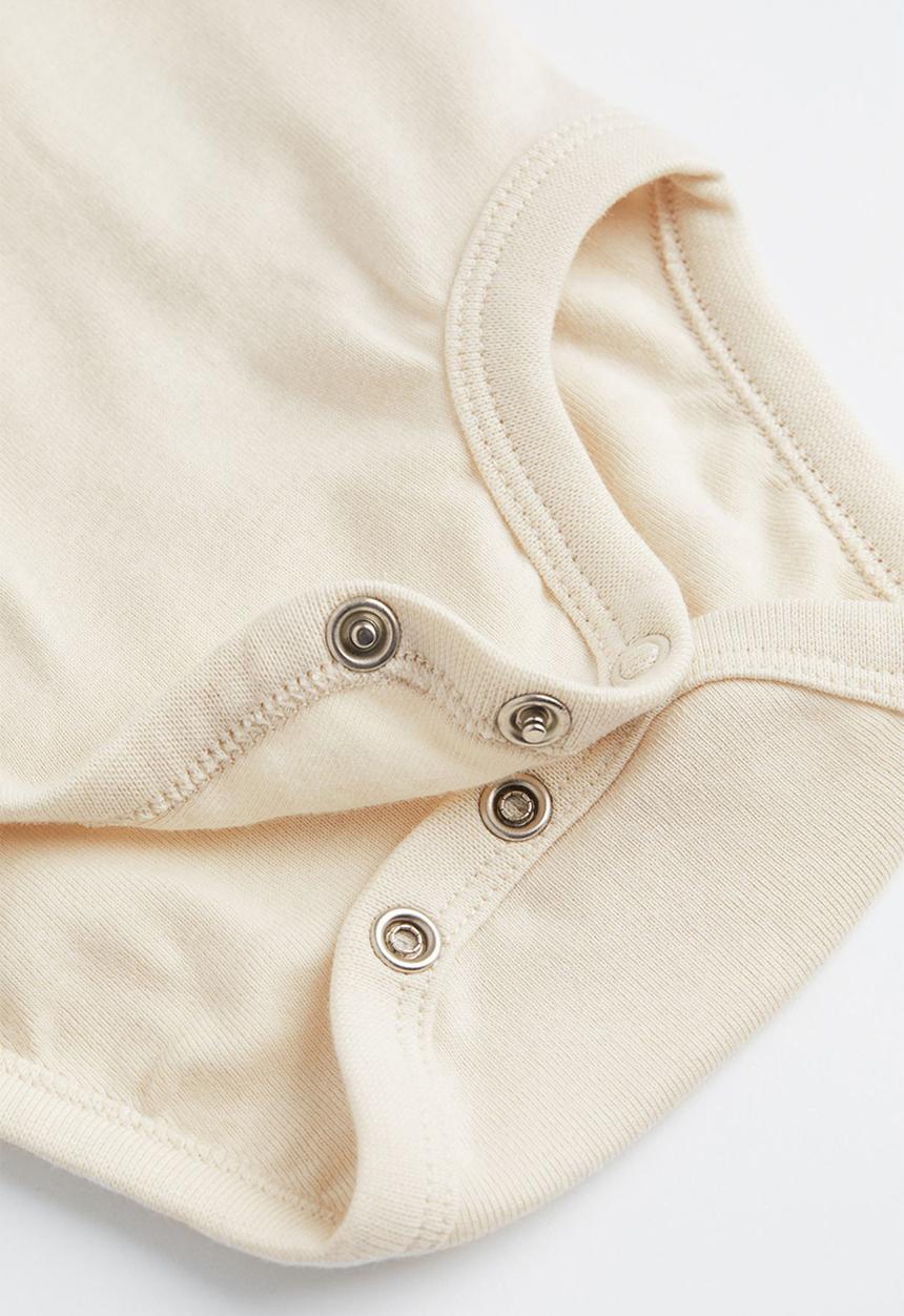 H&M - 3-Piece cotton set - beige/fox