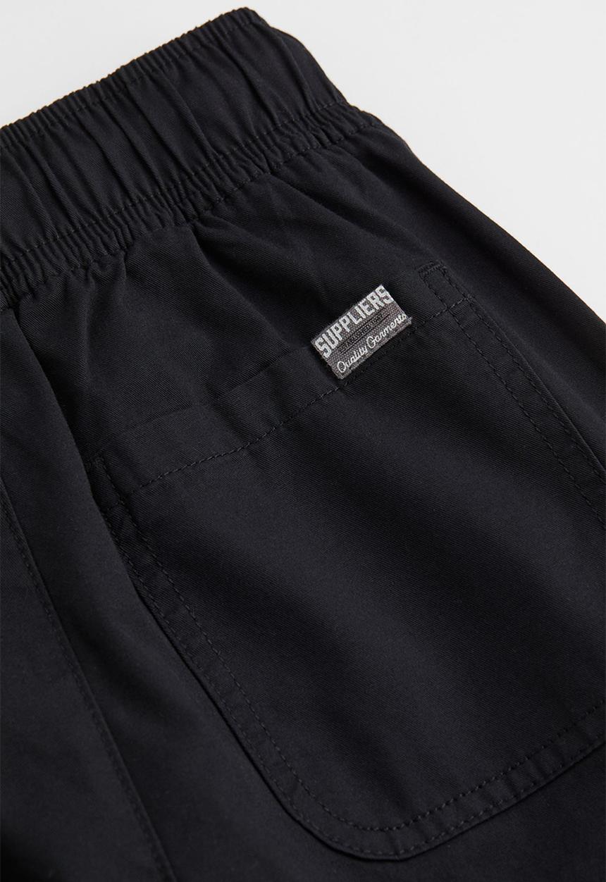 H&M - Cotton trousers - black