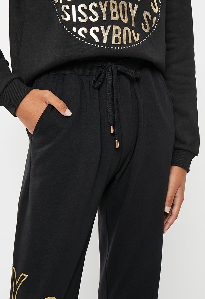 SISSY BOY - Maxed out: sweat pants with side pockets - black