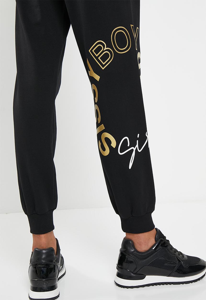 SISSY BOY - Maxed out: sweat pants with side pockets - black