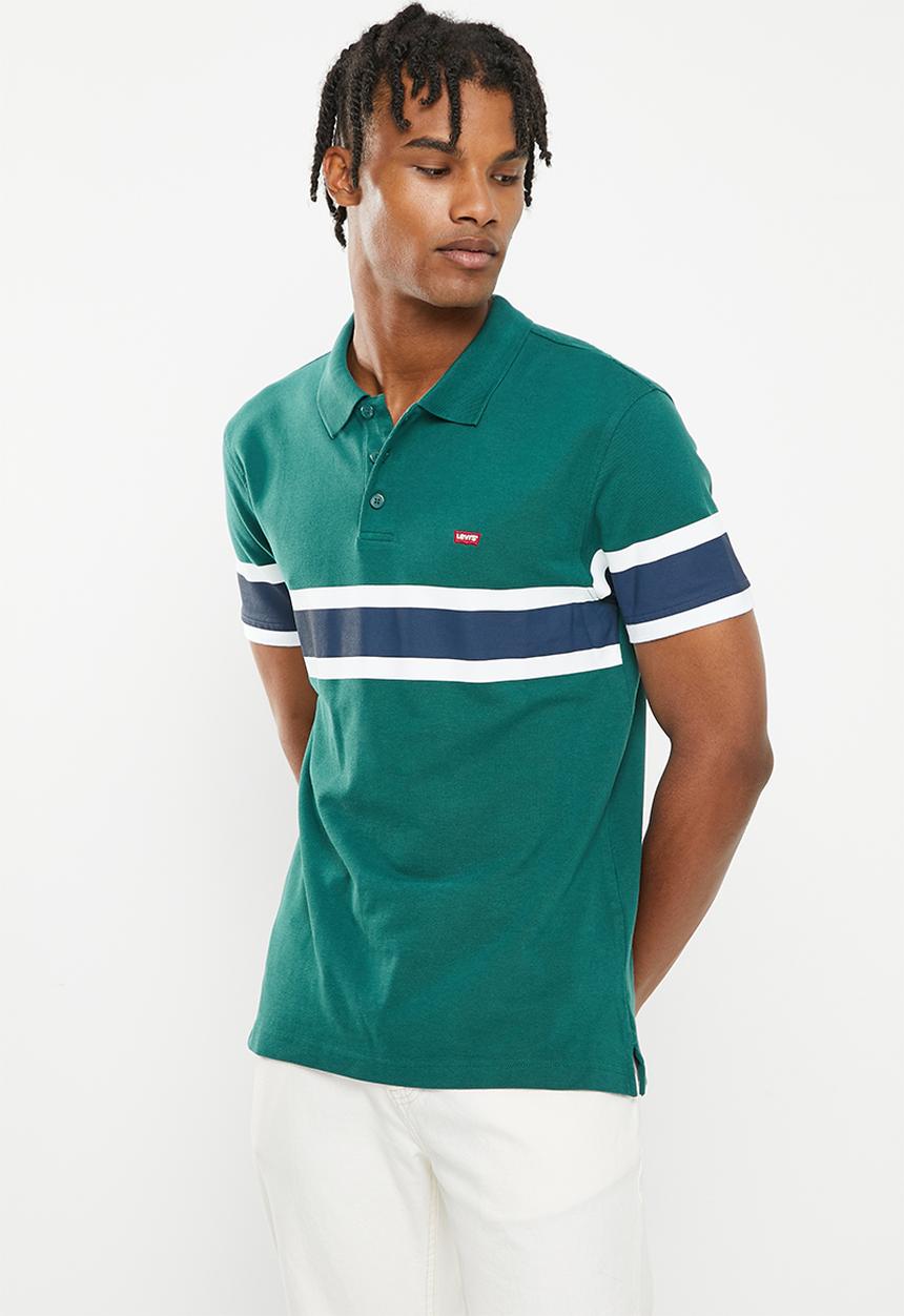 Levi’s® - Slim housemark polo - goal atlantic deep 