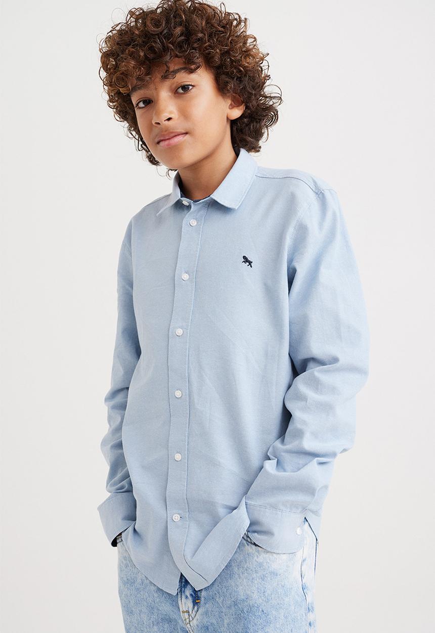 H&M - Cotton shirt - light blue