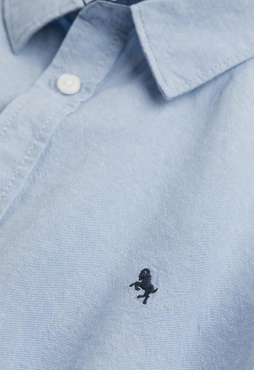 H&M - Cotton shirt - light blue
