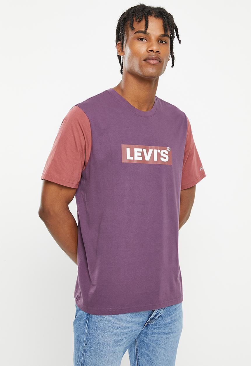 Levi’s® - Short sleeve relaxed fit tee colorblock bt - hortens