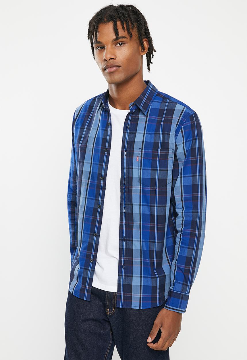 Levi’s® - Classic 1 pocket standard - oskar plaid moonl