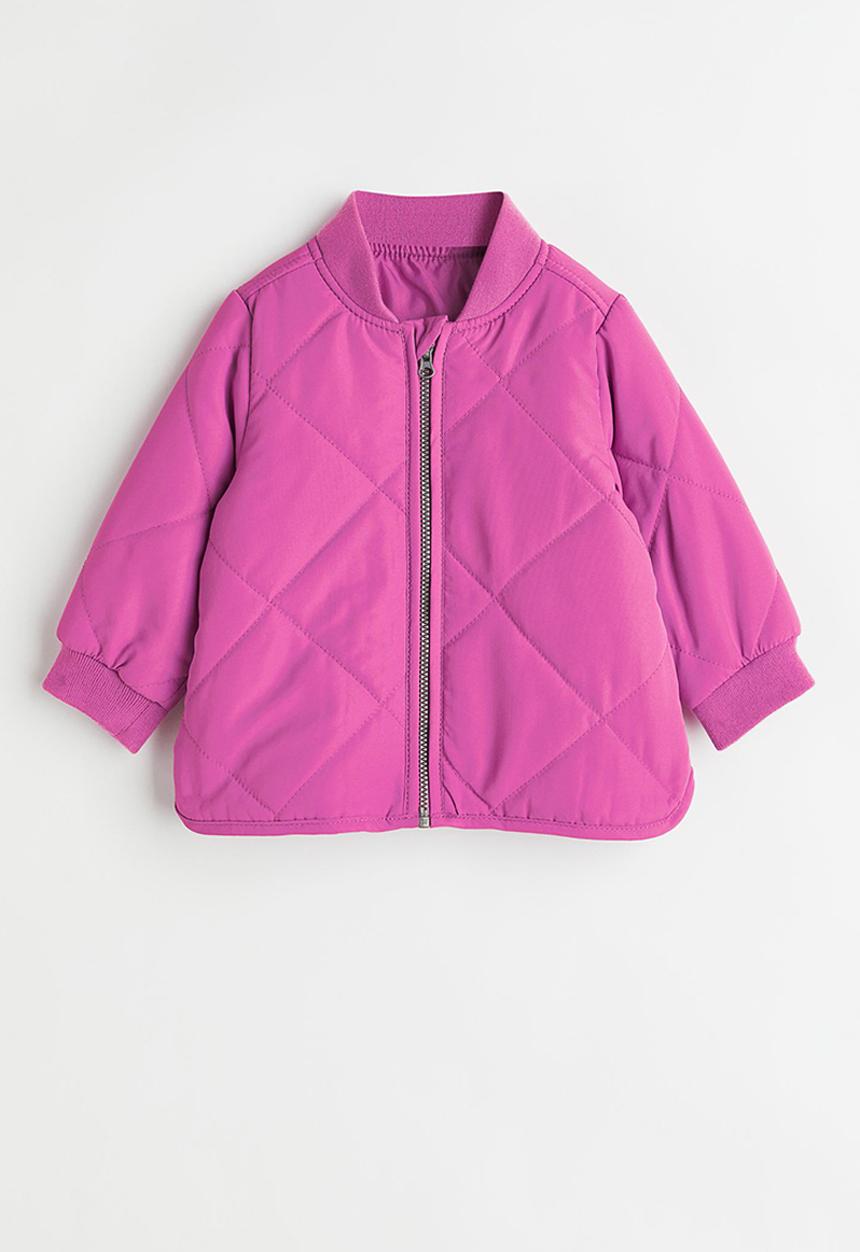 H&M - Quilted bomber jacket - purple