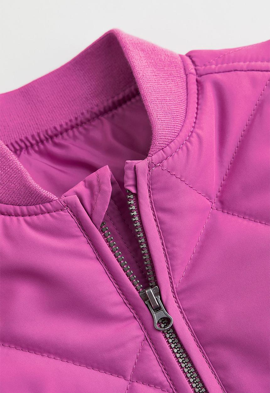 H&M - Quilted bomber jacket - purple
