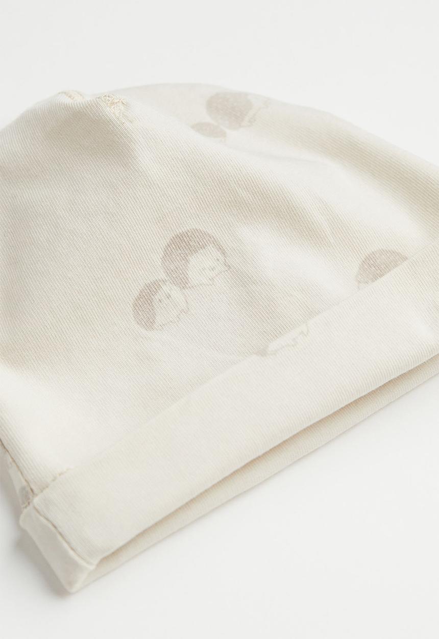 H&M - 3-Piece cotton set - cream/born 2022