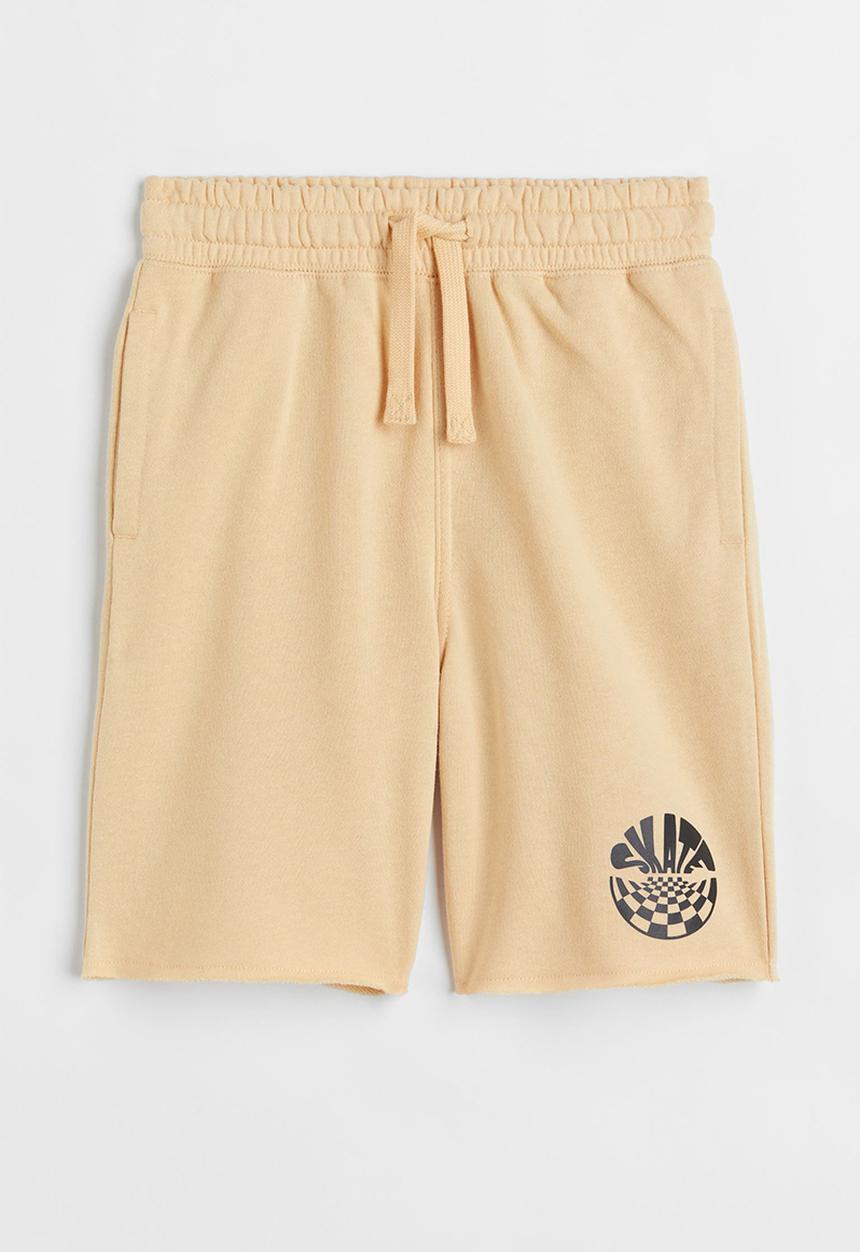 H&M - Sweatshorts - light beige/skate