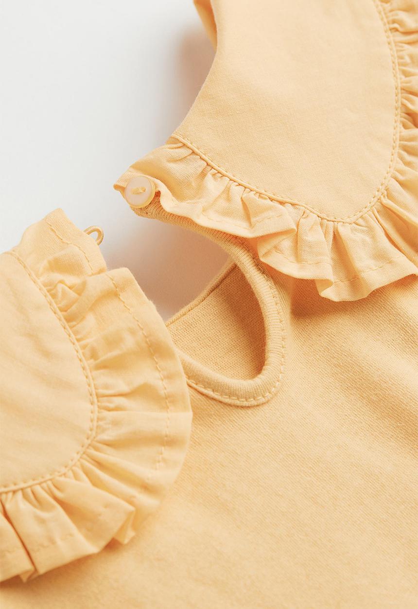 H&M - Collared T-shirt - yellow