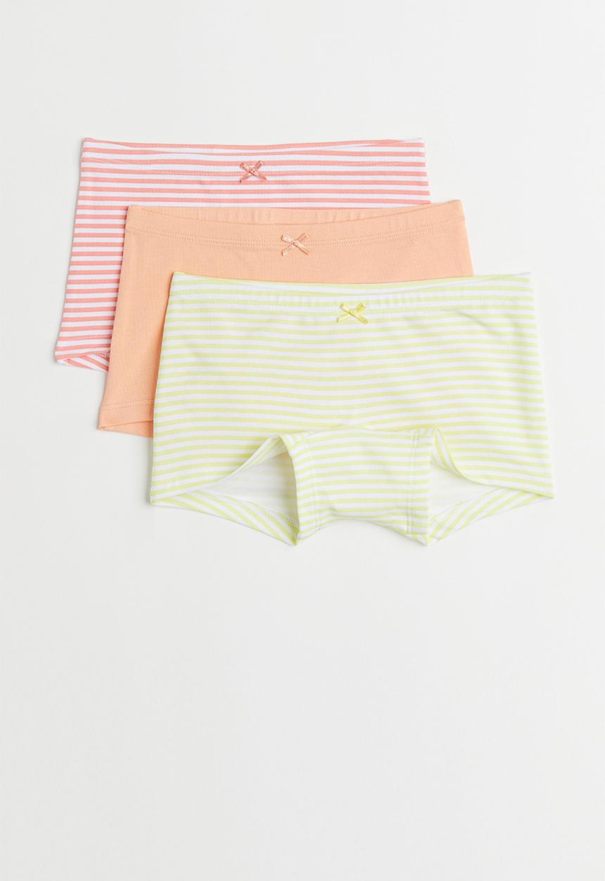 H&M - 3-pack boxer briefs - multi/orange/pink/yellow