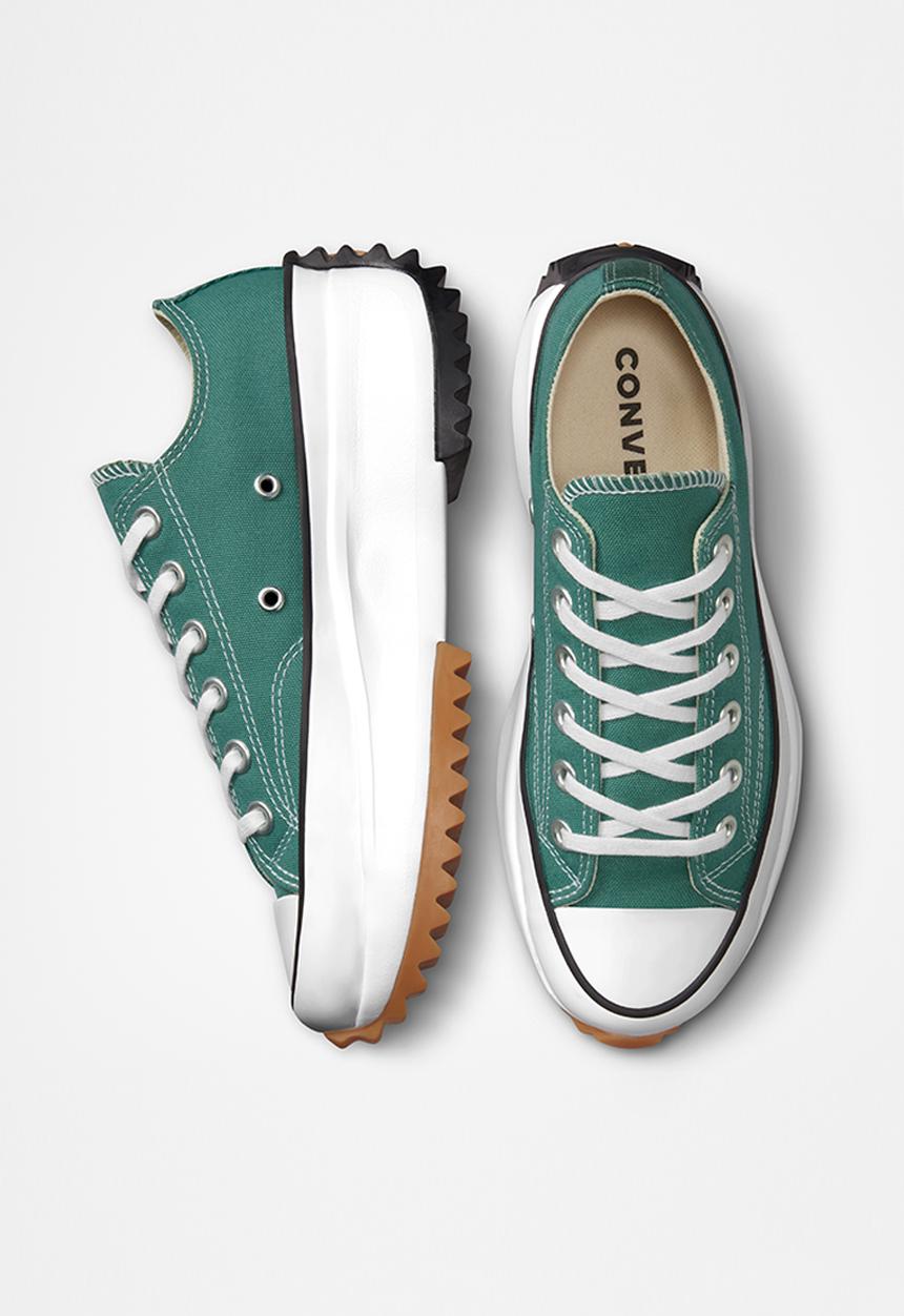Converse - Run star hike - algae coast/black/white