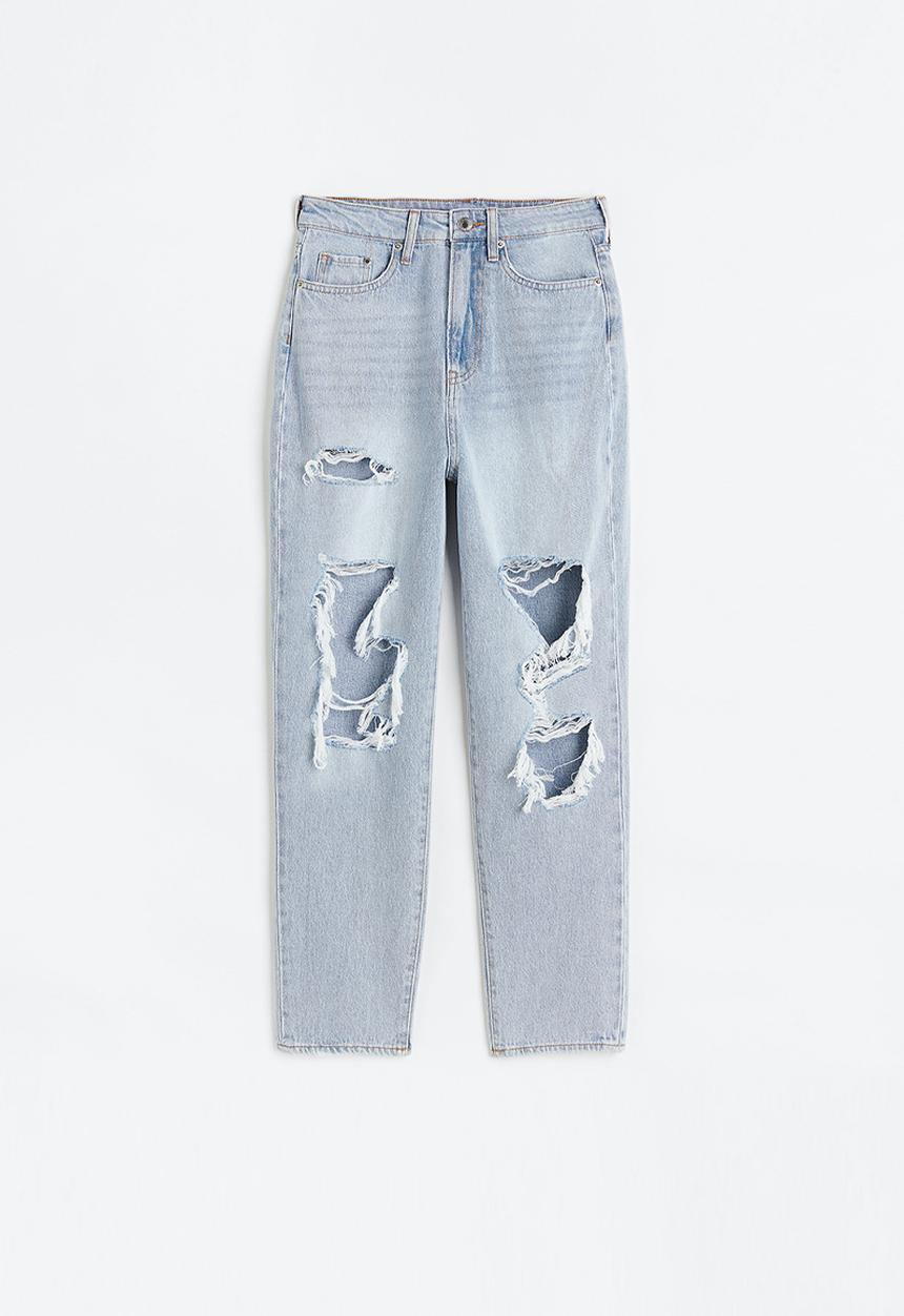 H&M - Mom comfort ultra high jeans - blue