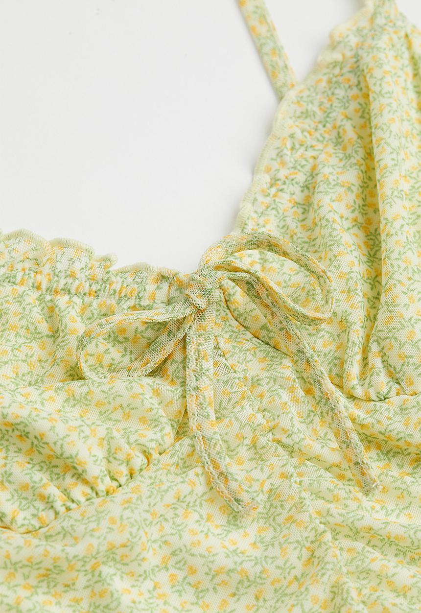 H&M - Draped dress - multi/yellow
