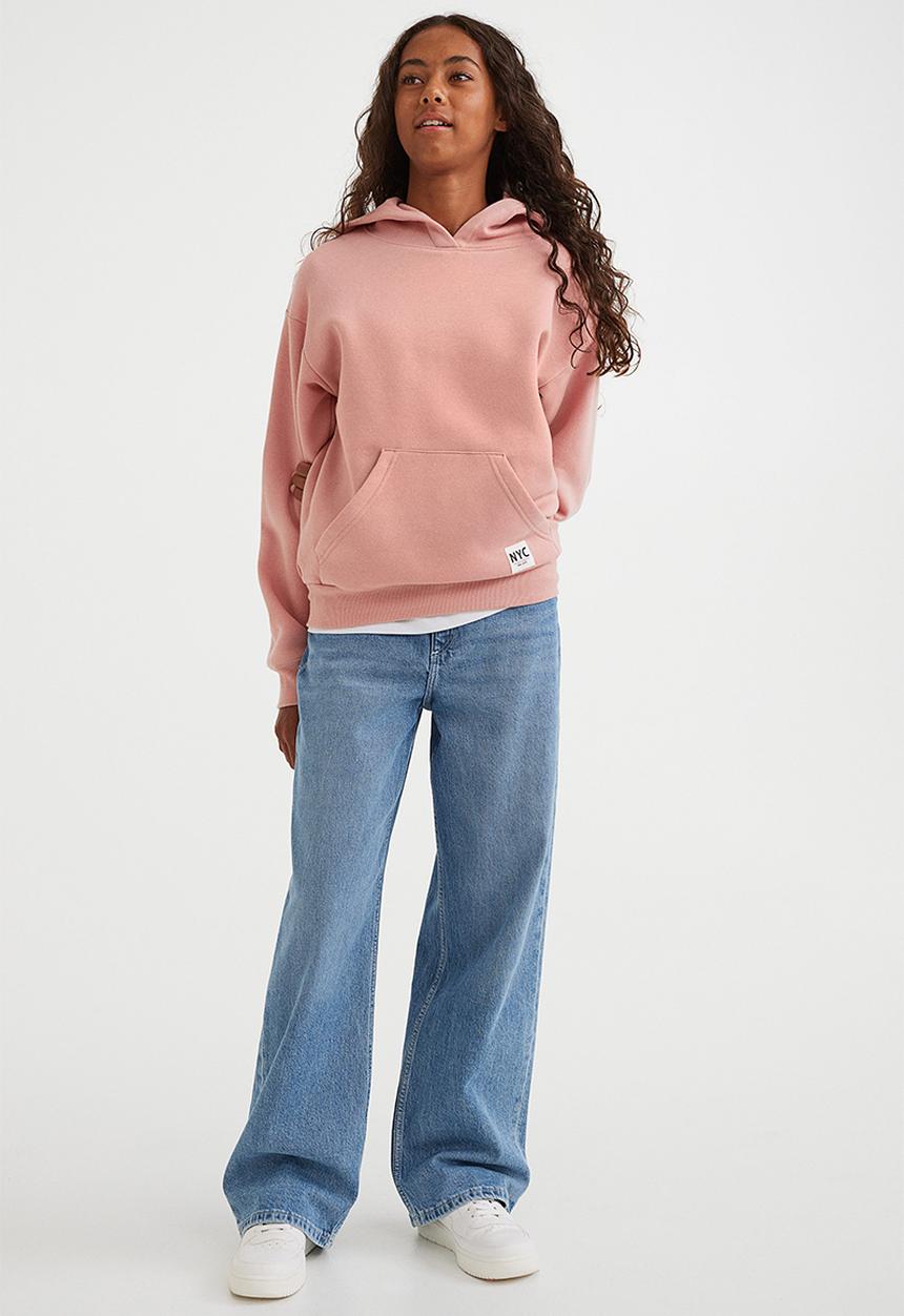 H&M - Oversized hoodie - light pink