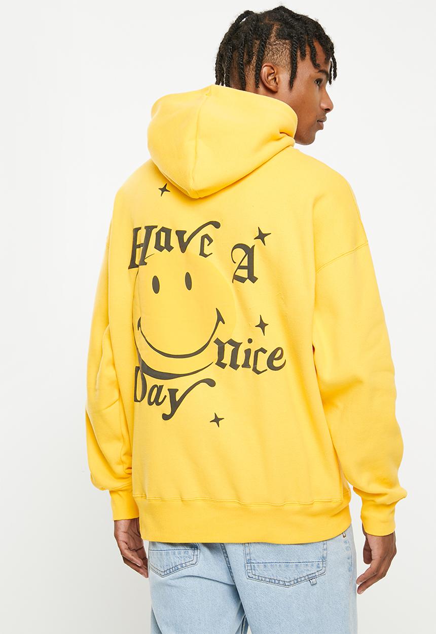 Factorie - Baggy smiley hoodie - lcn smi yellow/have a nice day