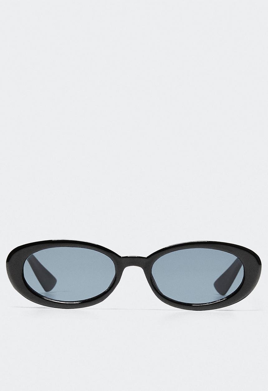 MANGO - Sunglasses oval - black
