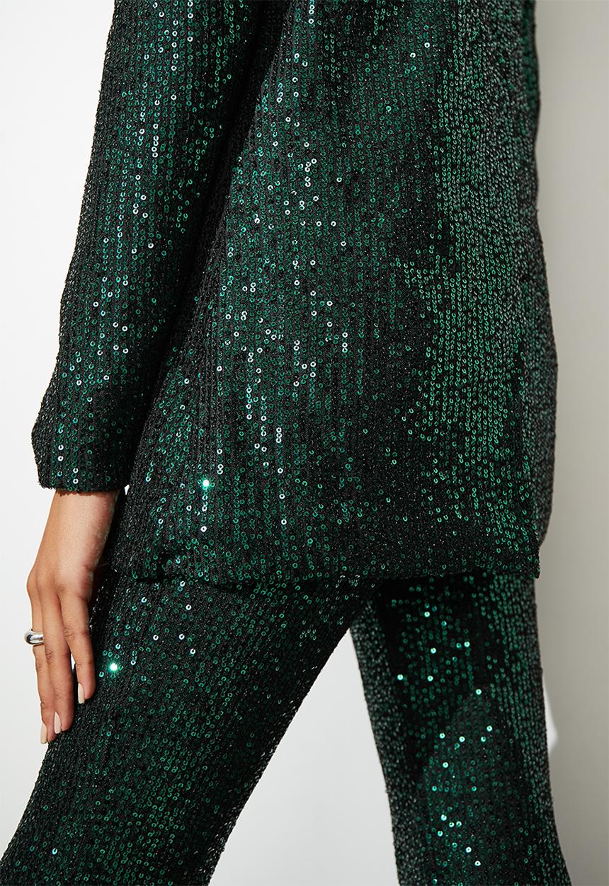 Superbalist - Sequin blazer - emerald