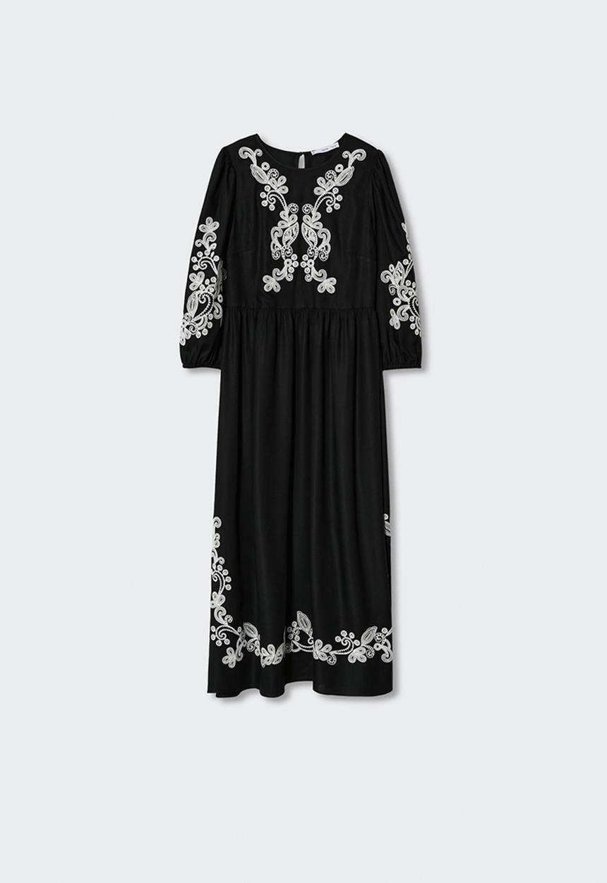 MANGO - Dress november - black