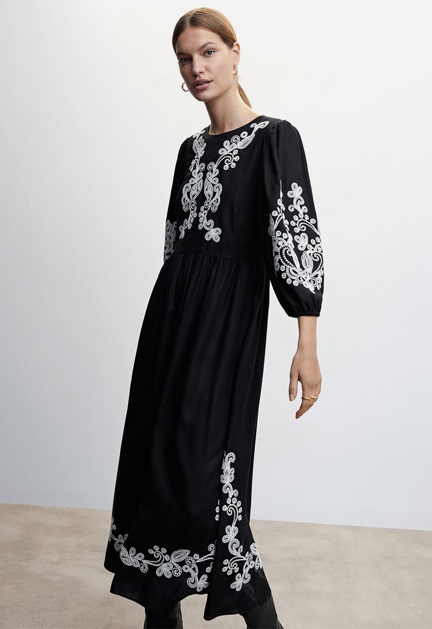 MANGO - Dress november - black