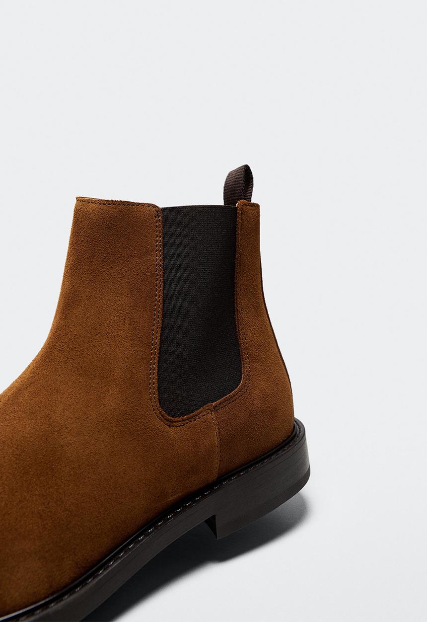 MANGO - Ankle boots madeira - mid tan