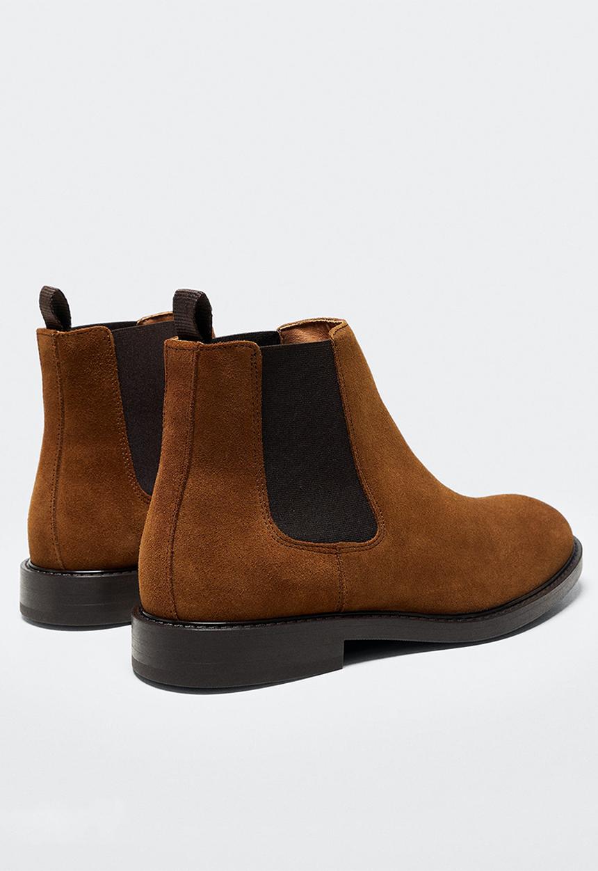 MANGO - Ankle boots madeira - mid tan