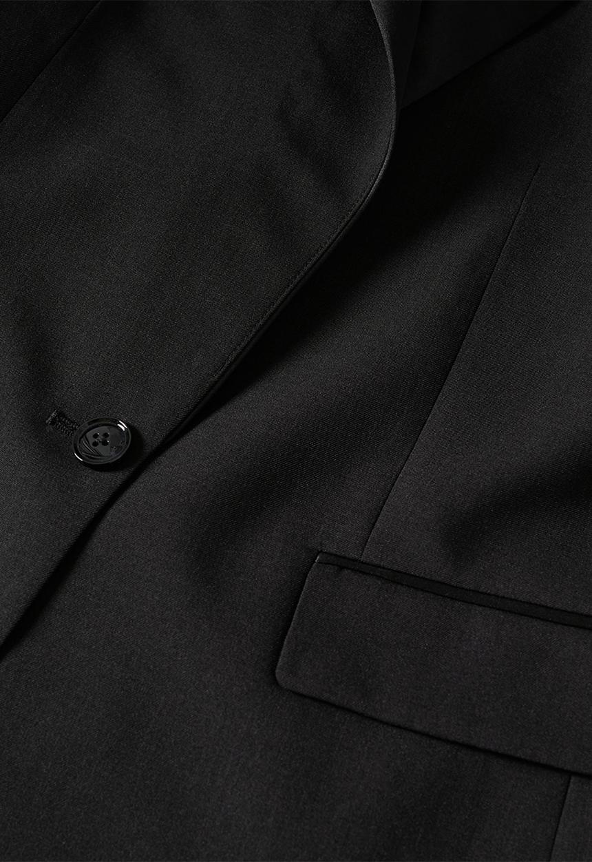 MANGO - Blazer smoking - black