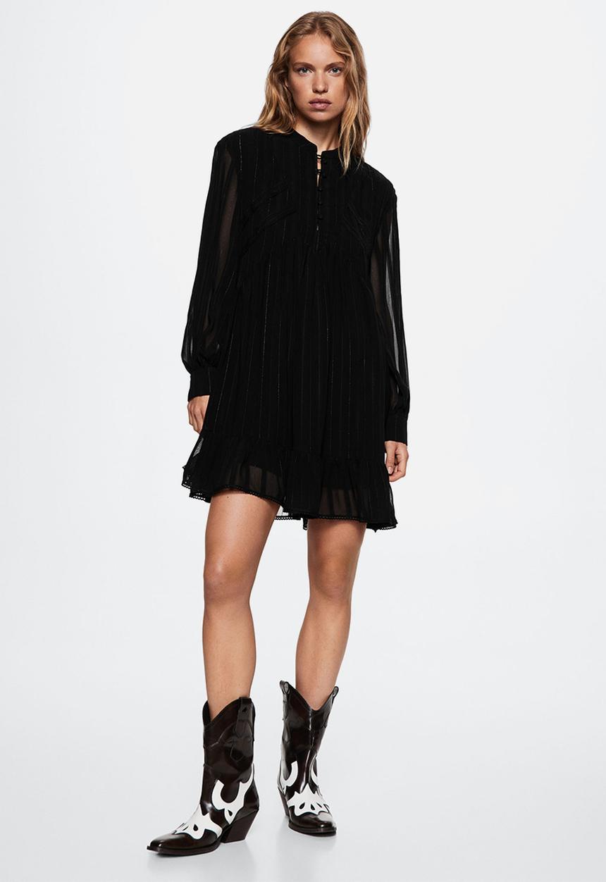 MANGO - Dress saruman - black