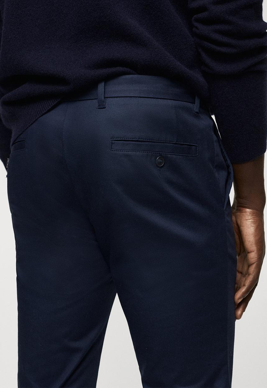 MANGO - Trousers graham - navy