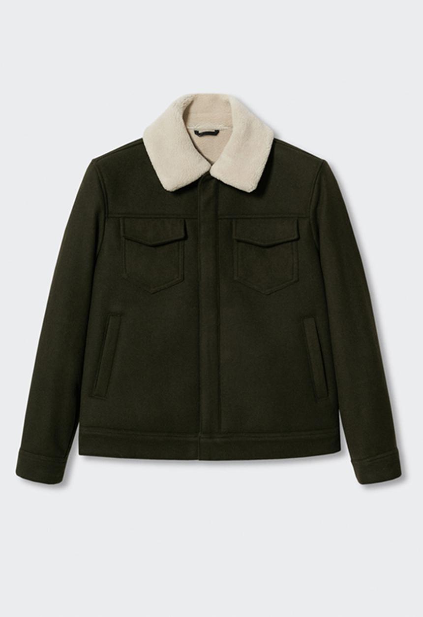 MANGO - Jacket dopana - khaki