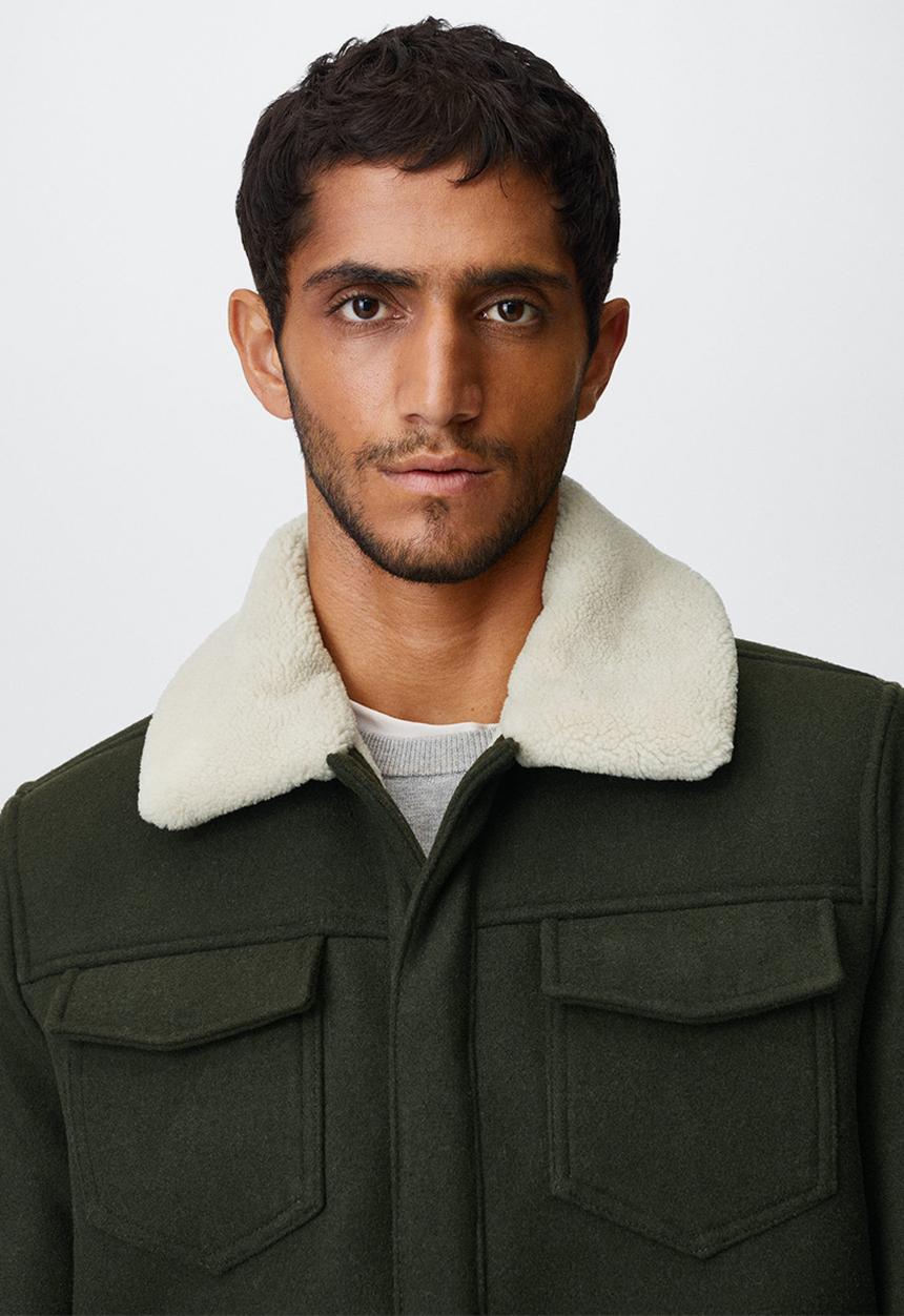MANGO - Jacket dopana - khaki