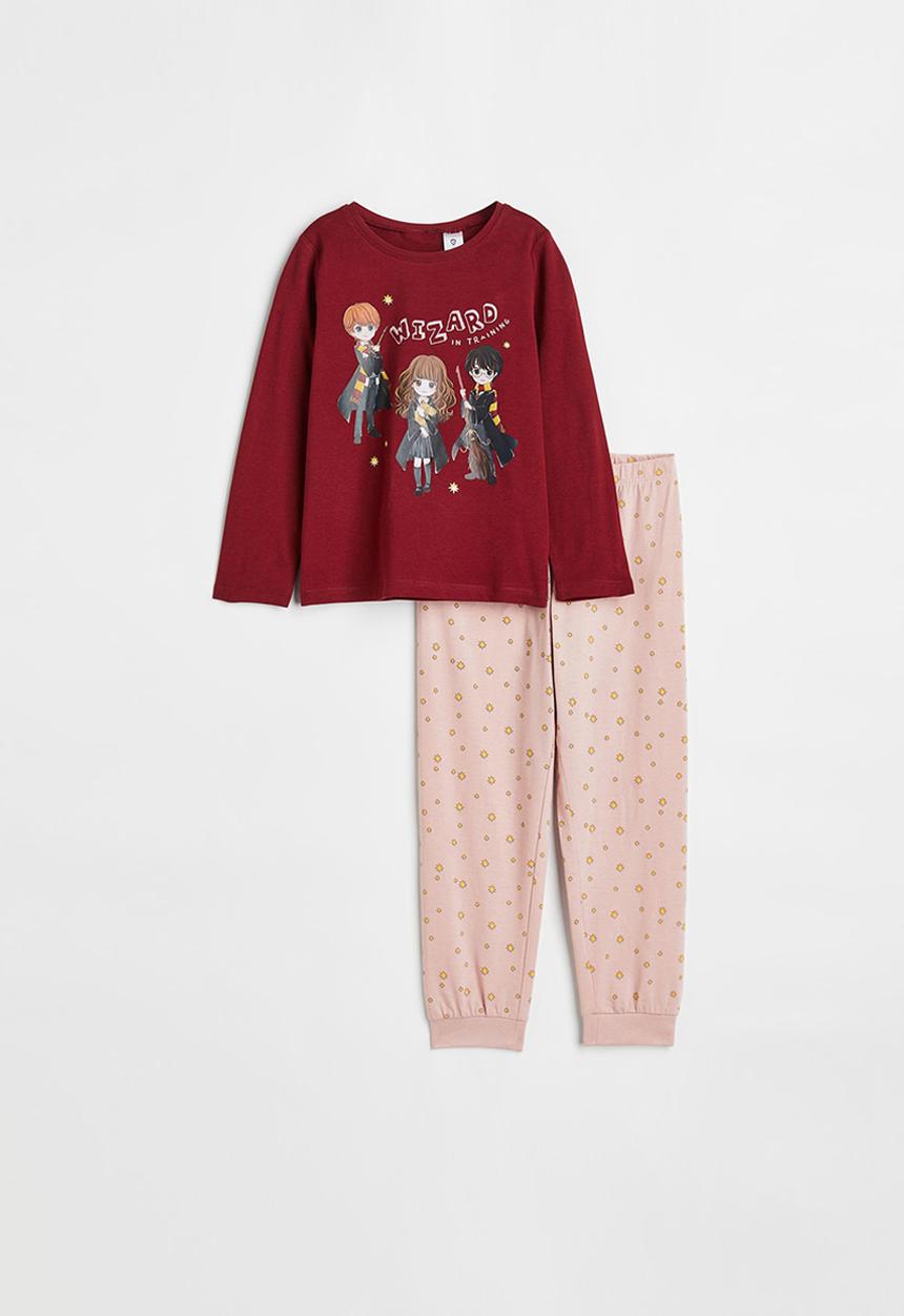 H&M - Jersey pyjamas - dark red/harry potter