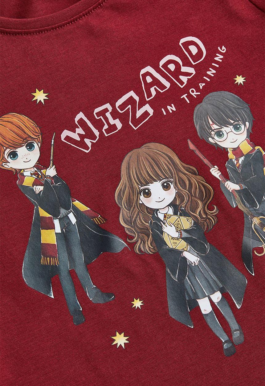 H&M - Jersey pyjamas - dark red/harry potter