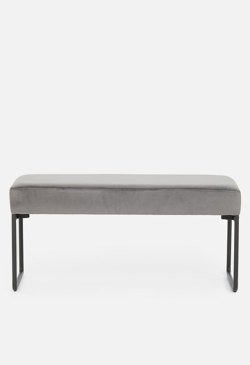 Sixth Floor - Xenia bench - grey