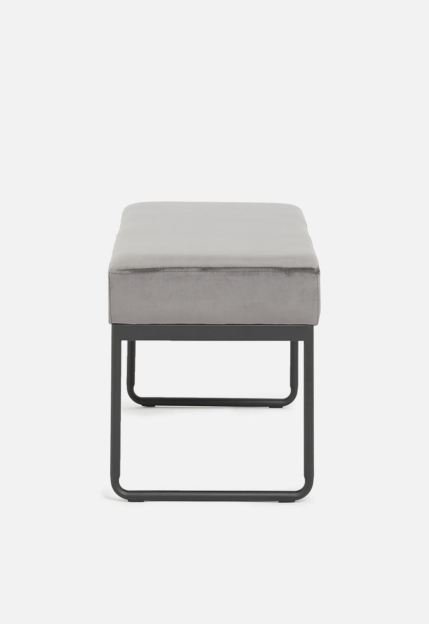 Sixth Floor - Xenia bench - grey