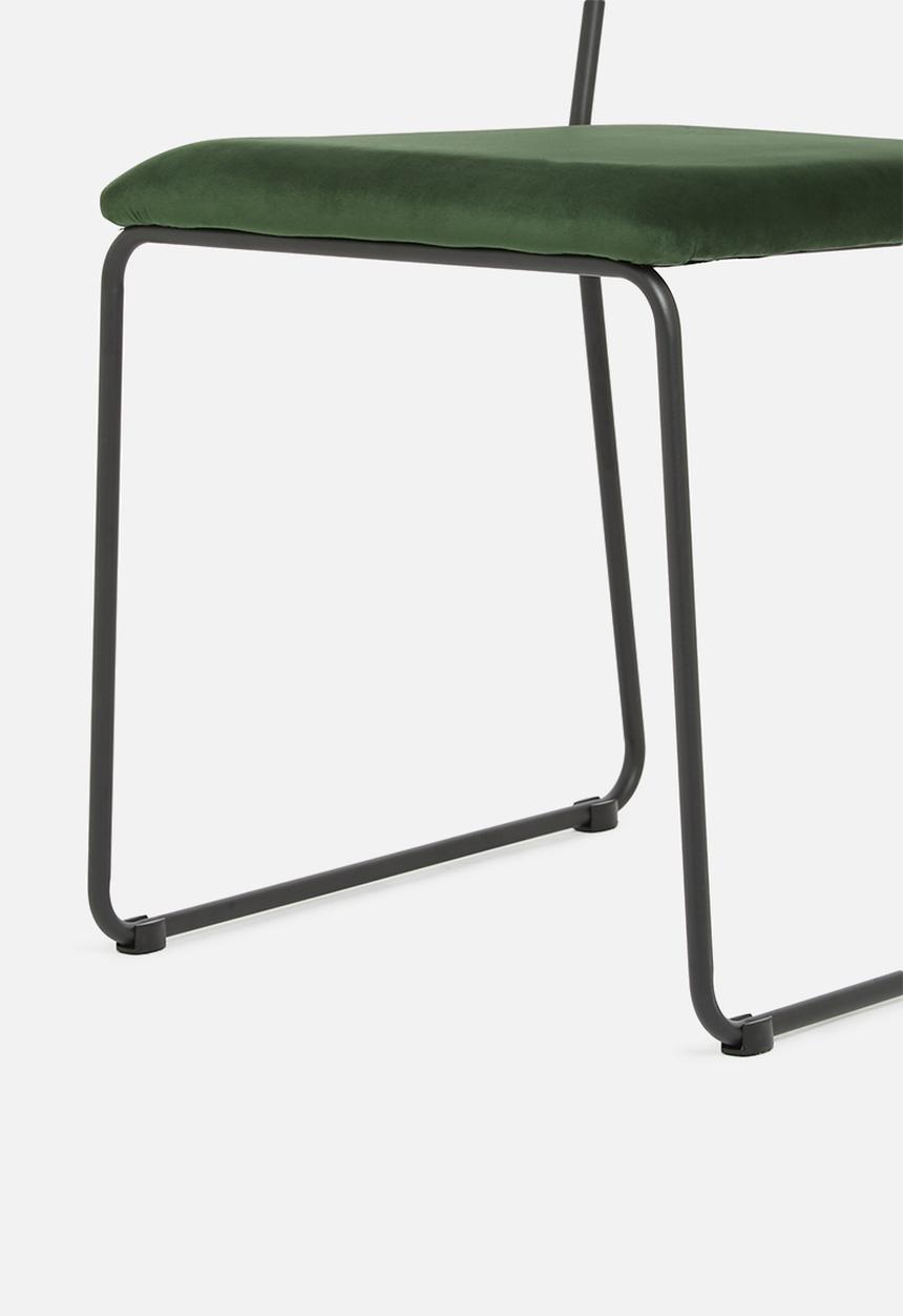 Sixth Floor - Cornelia dining chair - forest green