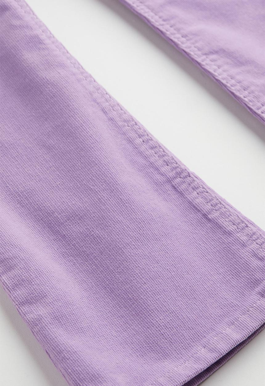 H&M - Flared corduroy trousers - purple