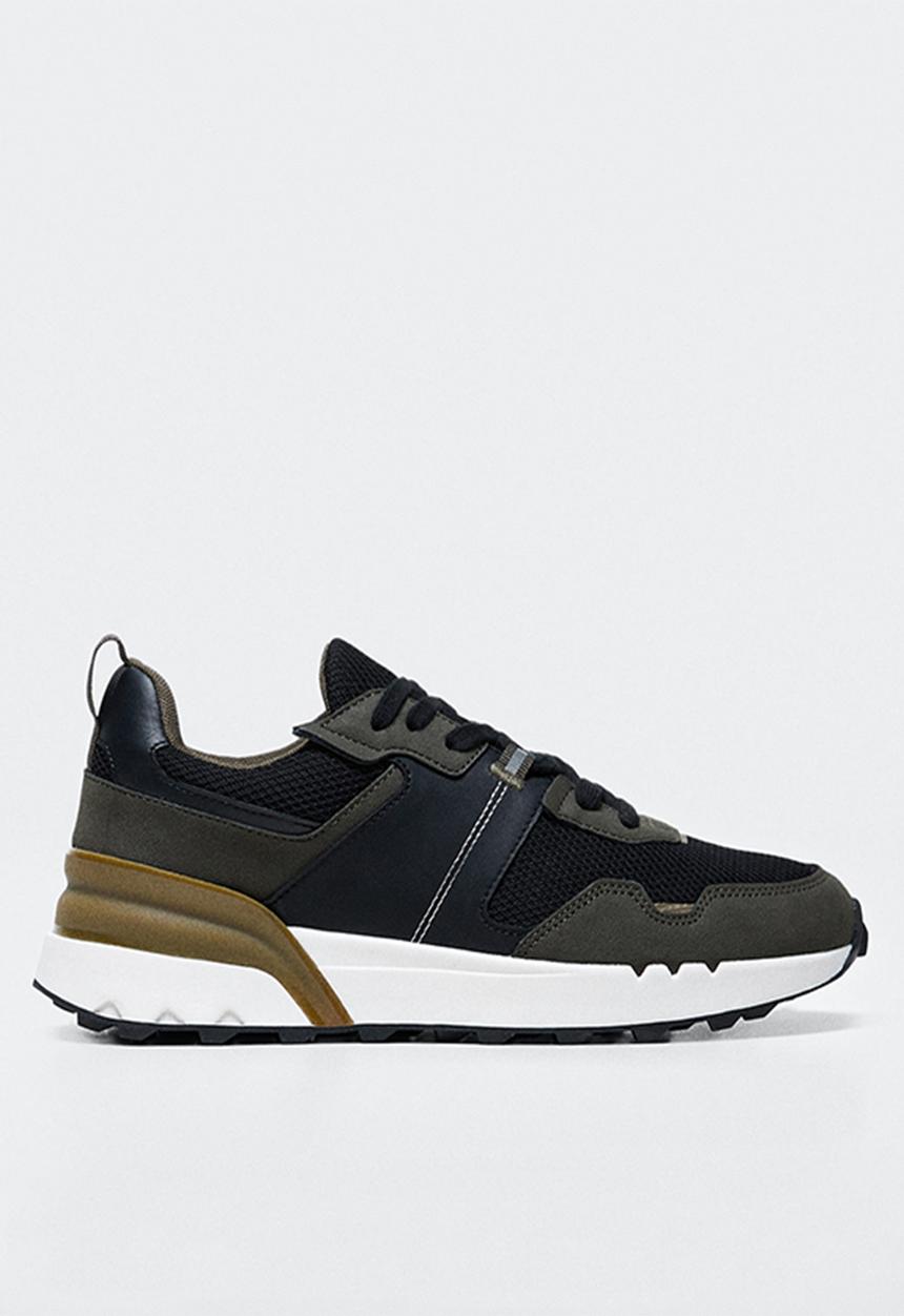 MANGO - Sport shoes leo - beige/khaki