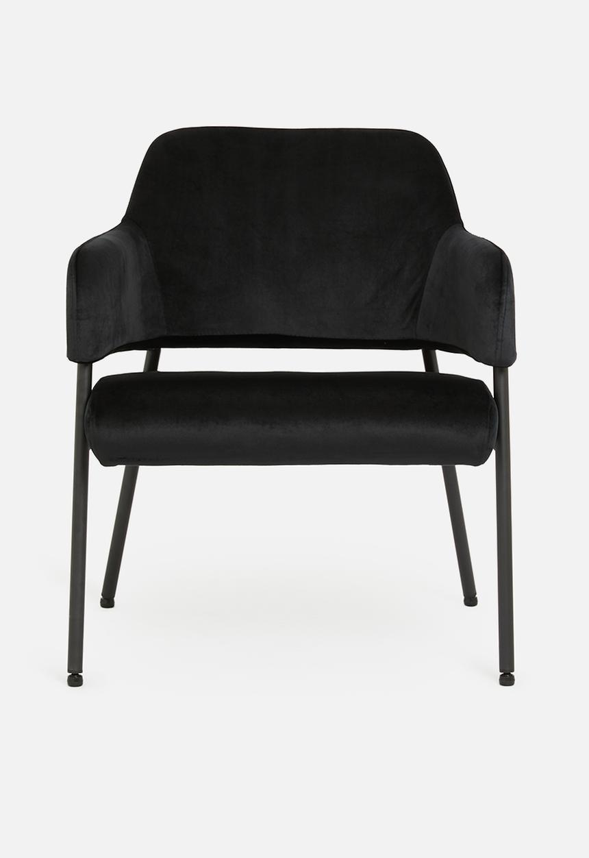 Sixth Floor - Lima lounge chair - black