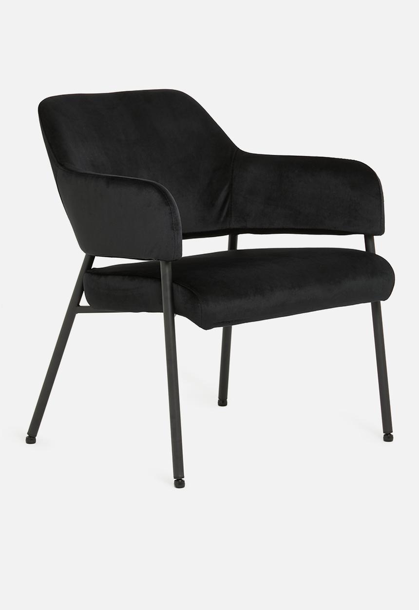 Sixth Floor - Lima lounge chair - black