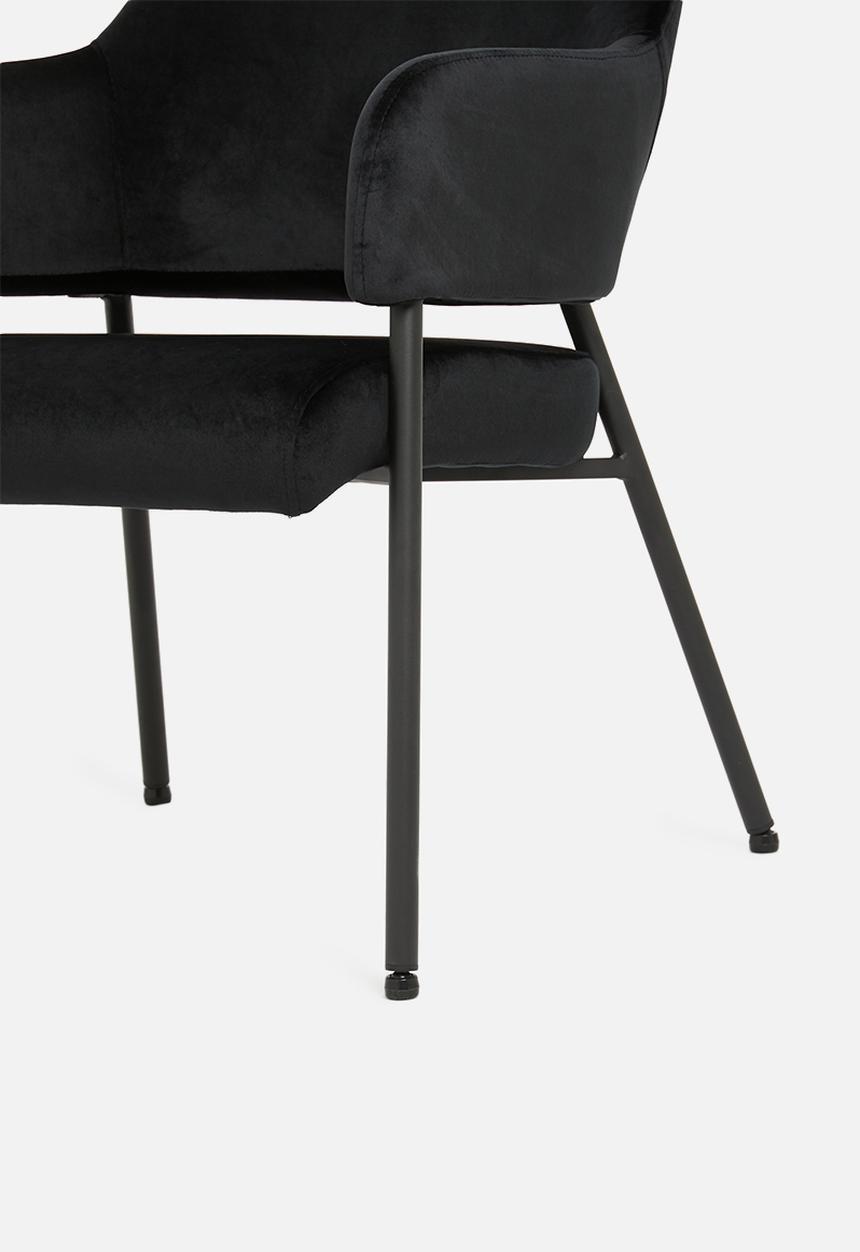 Sixth Floor - Lima lounge chair - black
