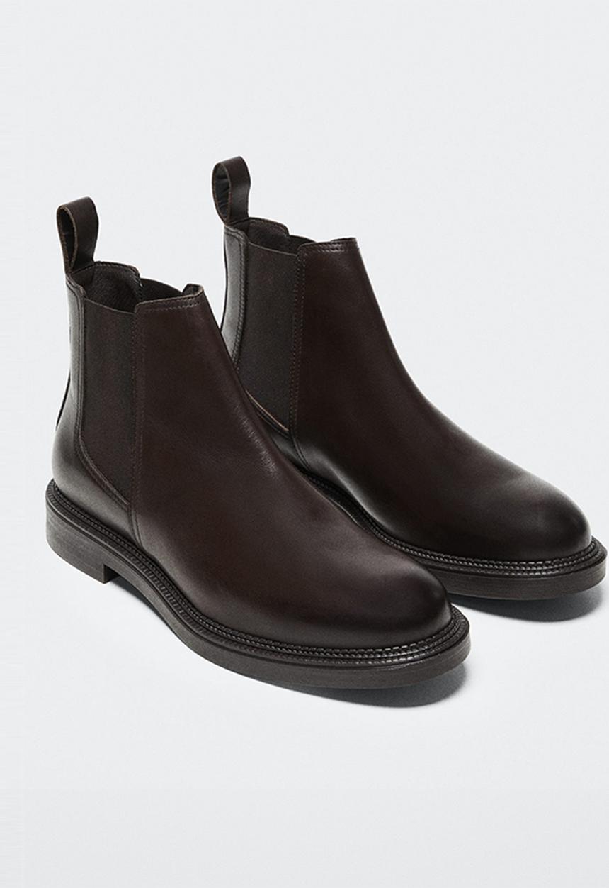 MANGO - Ankle boots elvas - brown
