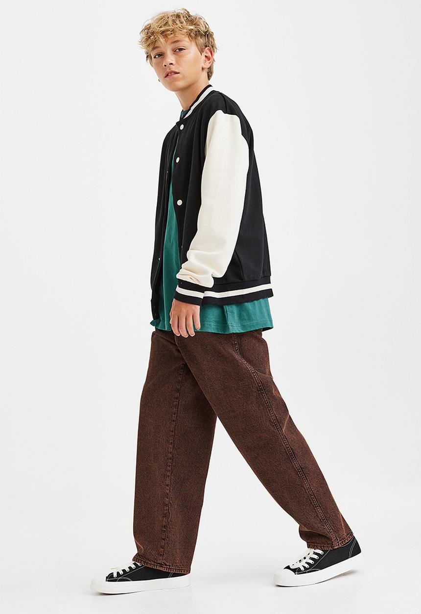 H&M - Baggy fit jeans - dark brown